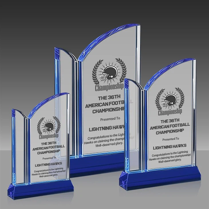 Crystal Sports Championship Football Plaque price